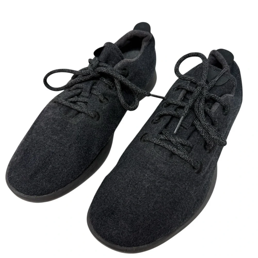 Allbirds Wool Runners Men’s Size 12 Running Training Sneaker Shoe Black
